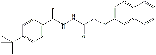 N'-(4-tert-butylbenzoyl)-2-(2-naphthyloxy)acetohydrazide|