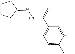 N'-cyclopentylidene-3,4-dimethylbenzohydrazide