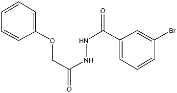 3-bromo-N'-[(phenyloxy)acetyl]benzohydrazide|