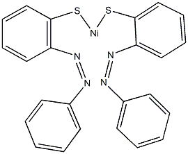  bis[2-(phenyldiazenyl)phenylsulfide] nickel(II) complex