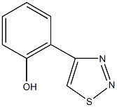 2-(1,2,3-チアジアゾール-4-イル)フェノール 化学構造式