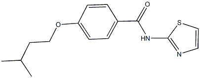 4-(isopentyloxy)-N-(1,3-thiazol-2-yl)benzamide