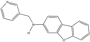 N-dibenzo[b,d]furan-3-yl-N-(3-pyridinylmethyl)amine 化学構造式
