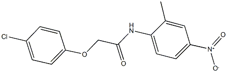  2-(4-chlorophenoxy)-N-{4-nitro-2-methylphenyl}acetamide