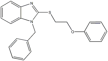 1-benzyl-2-[(2-phenoxyethyl)sulfanyl]-1H-benzimidazole