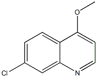 7-chloro-4-quinolinyl methyl ether 化学構造式