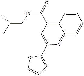  2-(2-furyl)-N-isobutyl-4-quinolinecarboxamide