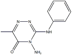 4-amino-6-methyl-3-(phenylamino)-1,2,4-triazin-5(4H)-one