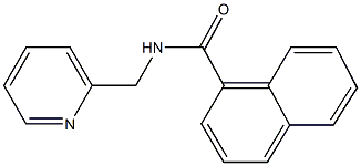 N-(2-pyridinylmethyl)-1-naphthamide Structure