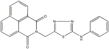 2-[(5-anilino-1,3,4-thiadiazol-2-yl)methyl]-1H-benzo[de]isoquinoline-1,3(2H)-dione