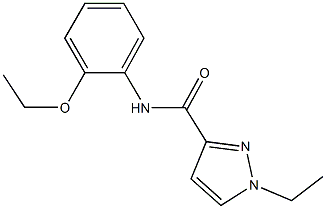 N-(2-ethoxyphenyl)-1-ethyl-1H-pyrazole-3-carboxamide Struktur