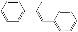 (1-methyl-2-phenylvinyl)benzene 化学構造式