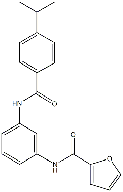  N-{3-[(4-isopropylbenzoyl)amino]phenyl}-2-furamide