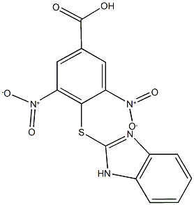 4-(1H-benzimidazol-2-ylsulfanyl)-3,5-bisnitrobenzoic acid Structure