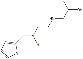 1-({2-[(2-thienylmethyl)amino]ethyl}amino)-2-propanol,,结构式