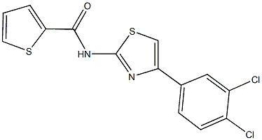 N-[4-(3,4-dichlorophenyl)-1,3-thiazol-2-yl]-2-thiophenecarboxamide|