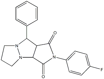  2-(4-fluorophenyl)-9-phenyltetrahydro-5H-pyrazolo[1,2-a]pyrrolo[3,4-c]pyrazole-1,3(2H,3aH)-dione