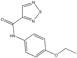 N-(4-ethoxyphenyl)-1,2,5-thiadiazole-3-carboxamide Struktur