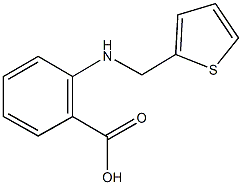 2-[(2-thienylmethyl)amino]benzoic acid Structure