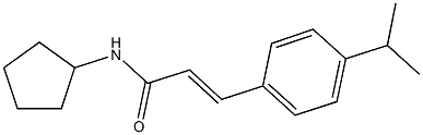 N-cyclopentyl-3-(4-isopropylphenyl)acrylamide