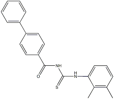 N-([1,1'-biphenyl]-4-ylcarbonyl)-N'-(2,3-dimethylphenyl)thiourea|