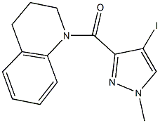 1-[(4-iodo-1-methyl-1H-pyrazol-3-yl)carbonyl]-1,2,3,4-tetrahydroquinoline