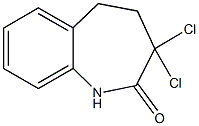 3,3-dichloro-1,3,4,5-tetrahydro-2H-1-benzazepin-2-one Structure