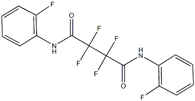 2,2,3,3-tetrafluoro-N~1~,N~4~-bis(2-fluorophenyl)succinamide Structure