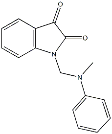 1-[(methylanilino)methyl]-1H-indole-2,3-dione Structure