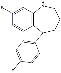  8-fluoro-5-(4-fluorophenyl)-2,3,4,5-tetrahydro-1H-1-benzazepine