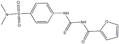 4-{[(2-furoylamino)carbothioyl]amino}-N,N-dimethylbenzenesulfonamide