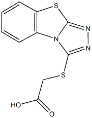  ([1,2,4]triazolo[3,4-b][1,3]benzothiazol-3-ylsulfanyl)acetic acid