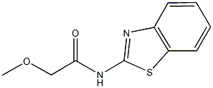 N-(1,3-benzothiazol-2-yl)-2-methoxyacetamide Structure