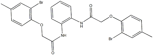  2-(2-bromo-4-methylphenoxy)-N-(2-{[(2-bromo-4-methylphenoxy)acetyl]amino}phenyl)acetamide