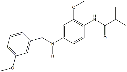 N-{2-methoxy-4-[(3-methoxybenzyl)amino]phenyl}-2-methylpropanamide|