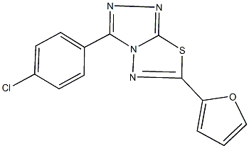  3-(4-chlorophenyl)-6-(2-furyl)[1,2,4]triazolo[3,4-b][1,3,4]thiadiazole
