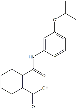 2-[(3-isopropoxyanilino)carbonyl]cyclohexanecarboxylic acid