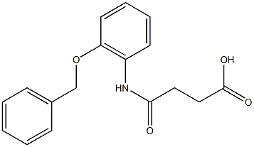 4-[2-(benzyloxy)anilino]-4-oxobutanoic acid Structure