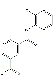 methyl 3-[(2-methoxyanilino)carbonyl]benzoate