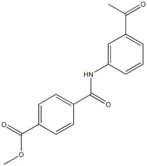 methyl 4-[(3-acetylanilino)carbonyl]benzoate