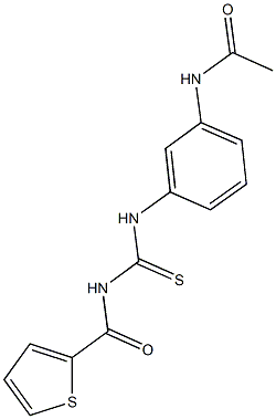 N-[3-({[(2-thienylcarbonyl)amino]carbothioyl}amino)phenyl]acetamide