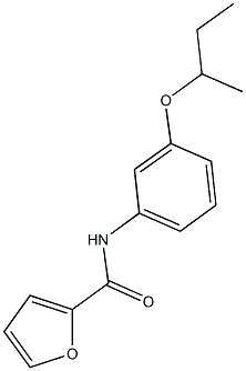 N-[3-(sec-butoxy)phenyl]-2-furamide Structure