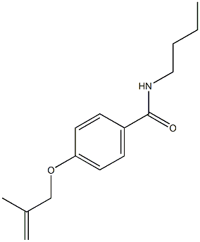 N-butyl-4-[(2-methyl-2-propenyl)oxy]benzamide