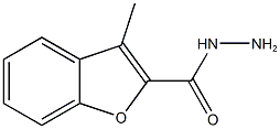 3-METHYL-1-BENZOFURAN-2-CARBOHYDRAZIDE Structure