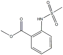 methyl 2-[(methylsulfonyl)amino]benzoate Structure