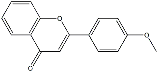 2-(4-methoxyphenyl)-4H-chromen-4-one Structure