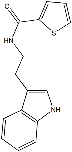 N-[2-(1H-indol-3-yl)ethyl]-2-thiophenecarboxamide Struktur