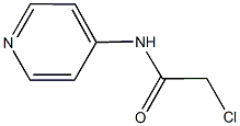 2-chloro-N-pyridin-4-ylacetamide 化学構造式