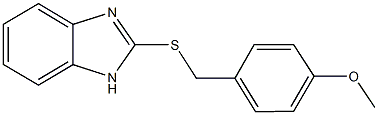 4-[(1H-benzimidazol-2-ylsulfanyl)methyl]phenyl methyl ether|