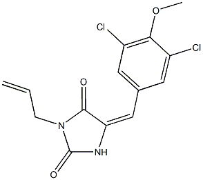 3-allyl-5-(3,5-dichloro-4-methoxybenzylidene)-2,4-imidazolidinedione